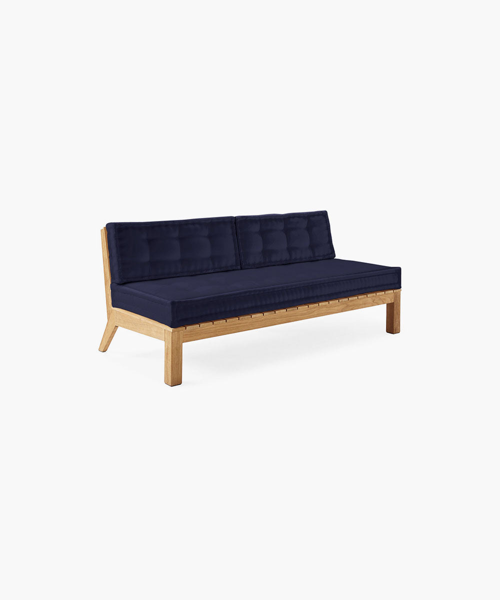 Cliffside Teak Armless Sofa
